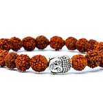 5 mukhi rudraksha bracelet 10mm for men women rudraksha bracelet certified rudraksha beads bracelet 5-mukhi rudraksha bracelet with metal capping bracelet for men women adjustable