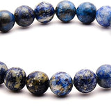 Lazuli Bracelet Natural Crystal Healing Stone Bracelet Gemstone Jewelry Bracelet for Men & Women 