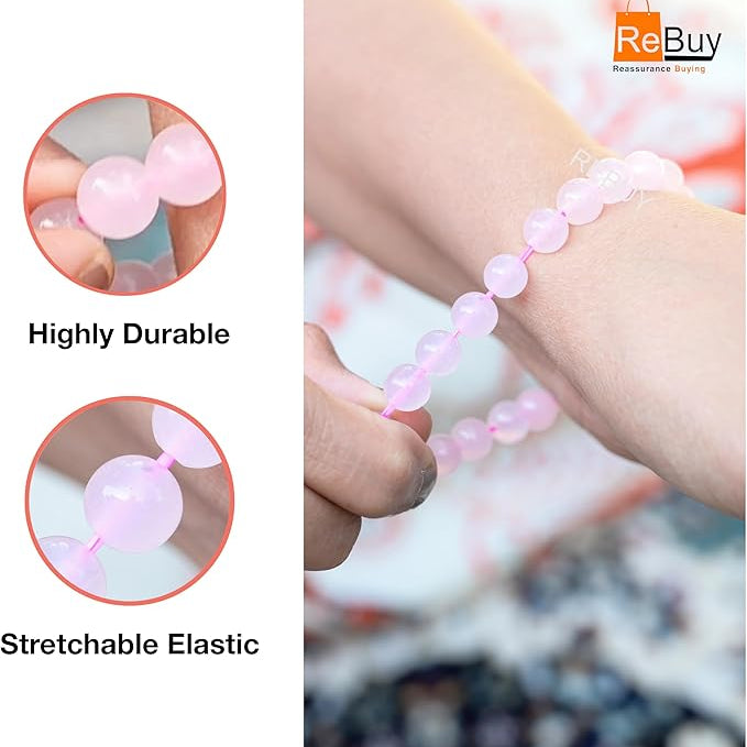 anniversary gift Rose Quartz bracelet Rose Quartz gemstone bracelet Rose Quartz crystal bracelet Love bracelet Relationship bracelet Self-love bracelet Emotional healing bracelet Chakra bracelet (Heart Chakra) Peace bracelet Harmony bracelet